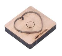 Fuchooky Cuir Punching Die Heart Shape Aleli Aley Wood Molde de coupe polyvalente Mymone Mymone Mymone pour l'artisanat DIY