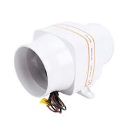 Fuchooky Souffleur d'air de cale Marin en Ligne 12 V, Ventilateur de Ventilation de Compartiment Moteur de Bateau à débit d'air élevé de 270 CFM avec Turbine silencieuse à 4 Ventilateurs,