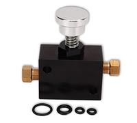 Fuchooky Vanne de proportion de frein réglable 100 à 1000 psi billette en aluminium universel pour le réglage de la balance des freins de voiture de course