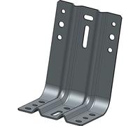 FUCHS 3-475-003-0000-20 Équerre de montage galvanisée à bande Argenté 100 x 220 mm