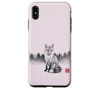 Fuchs de Kitsune Esthétique Japonaise avec Tampon Hanko Coque pour iPhone XS Max