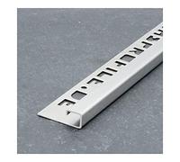 Fuchs Design 1 m profilé pour carrelage Premium 11 mm carré à partir de acier inox V2A dans brossé Profil des carreaux Rail en acier inoxydable
