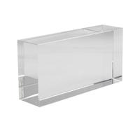 Fuchs Design Brique en verre Crystal Collection Pure polie, env. 20 x 10 x 5 cm