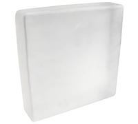 Fuchs Design Collection Crystal Classic Vue Complète Satiné (6 Face) Brique de Verre 20x20x5cm Bloc en Verre Véritable de Haute Qualité