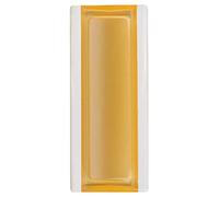 FUCHS Du vrai verre BM or 19x8x1 cm Profil des briques de verre, Profil final pour les briques de verre