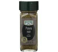 FUCHS Épices Véritables Poivre Noir Moulu Flacon 45 g