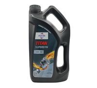 FUCHS Huile moteur TITAN 5W-30 ACEA A3/B4 API SL Supersyn 4 L Compatible avec VW Golf VII 3/5 portes 5G1, BQ1, BE1, BE2 Golf IV 3/5 portes 1J1 Golf V 3/5 portes 1K1 Golf VI 3/5 portes 5K1