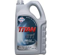 FUCHS Huile moteur Titan 5W-30 huile ACEA C3 API SN GT1 Pro C-3 5 L Compatible avec VW Golf VII 3/5 portes 5G1, BQ1, BE1, BE2 Golf IV 3/5 portes 1J1 Golf V 3/5 portes 1K1 Golf VI 3/5 portes 5K1