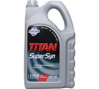 FUCHS Huile moteur TITAN 5W-40 ACEA A3/B4 API SN API CF Supersyn 5 L Compatible avec VW Golf 7 3/5 portes 5G1, BQ1, BE1, BE2 Golf 4 3/5 portes 1J1 Golf 5 3/5 portes 1K1 Golf 6 3/5 portes 5K1, BMW