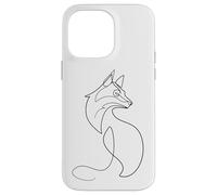 Fuchs One Line Art Dessin Renard Coque pour iPhone 14 Pro Max