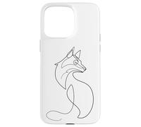 Fuchs One Line Art Dessin Renard Coque pour iPhone 15 Pro Max