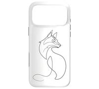 Fuchs One Line Art Dessin Renard Coque pour iPhone 17 Pro Max
