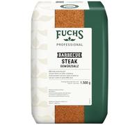 Fuchs Professional - Assaisonnement salé pour steak au barbecue | 1,5 kg dans un sac | Pour assaisonner les steaks frits ou grillés | Qualité professionnelle pour les gros consommateurs