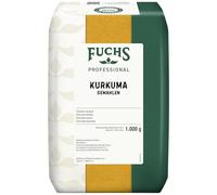 Fuchs Professional - Curcuma moulu | 1 kg | Pour la cuisine indienne et les plats à base de riz et de pommes de terre | Qualité professionnelle pour les consommateurs en vrac et la gastronomie