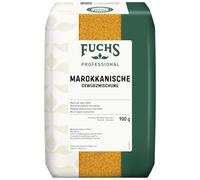 Fuchs Professional - Mélange d'épices façon marocaine | Assaisonnement marocain pour couscous, riz ou pois chiches | Qualité professionnelle pour les gros consommateurs | 0,9 kg dans un sac recyclable