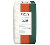 Fuchs Professional - Paprika moyennement piquant | 1 kg | Assaisonnement épicé pour goulasch et shish kebab | Qualité professionnelle pour les consommateurs en vrac et la gastronomie