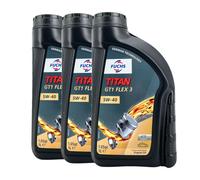 FUCHS Titan GT1 Flex 3 SAE 5W-40 Huile VW 511 00, MB 229.51, 3x1 Litre