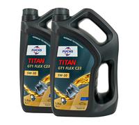 FUCHS Titan GT1 Flex C23 SAE 5W-30 Huile BMW LL-04 Opel OV0401547, 2x5 Litre