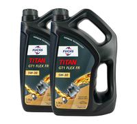 FUCHS Titan GT1 Flex Fr SAE 5W-30 Huile Renault RN17, PSA B712290, 2x5 Litre