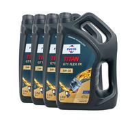 FUCHS Titan GT1 Flex Fr SAE 5W-30 Huile Renault RN17, PSA B712290, 4x5 Litre
