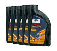FUCHS Titan GT1 Flex Fr SAE 5W-30 Huile Renault RN17, PSA B712290, 5x1 Litre