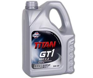 Fuchs Titan GT1 PRO C-3 SAE 5W-30 Huile moteur en bidon de 4 litres Volkswagen Longlife 504 00, 507 00