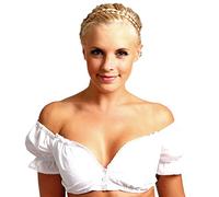 Fuchs Trachtenmoden 4460 - Blouse - Femme, Blanc (weiß), X-Large