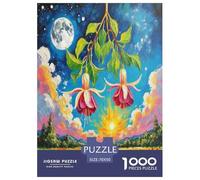 Fuchsie 1000 Pièces Puzzle pour Adultes Jeux De Défi Familial Puzzle Anti-Stress Cultiver l'esprit D'équipe Cadeaux pour Adultes 70x50cm/1000pcs