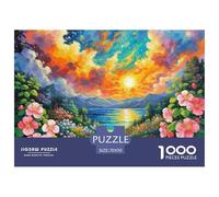 Fuchsie Hybrida 1000 Piece Jigsaw Puzzle for Adults Family Challenge Toys Stress Relief Puzzle Exercise The Memory of The Brain for Adults and Kids, Age 12 Years Up 70x50cm/1000pcs