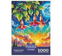 Fuchsie1000 Piece Jigsaw Puzzle for Adults and Kids Family Game fleurFun and Challenging Home Decors Great Gift Idea38x26cm/1000pcs