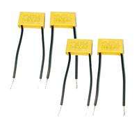 fuchswerk Lot de 4 condensateurs antiparasite LED - Condensateurs de sécurité pour clignotant, LED scintillante, radial - 0,22 µF 275 V X2