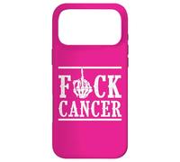 Fuck Cancer Doigt d'honneur Squelette Cancer Survivant Coque pour iPhone 17 Pro Max