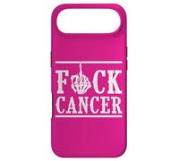 Fuck Cancer Doigt d'honneur Squelette Cancer Survivant Coque pour iPhone Air
