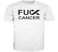 Fuck Cancer Race for Life Unisex T Shirt Mens Man White M