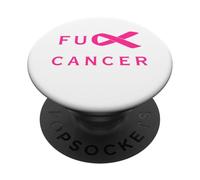 Fuck Cancer Ruban Rose censuré pour Le Cancer du Sein, Soutien PopSockets PopGrip Adhésif