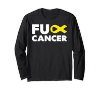 Fuck Cancer T-Shirt - Fuck Appendix Cancer Awareness Manche Longue