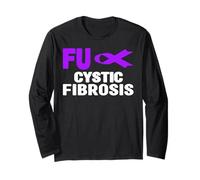 Fuck Cystic Fibrose Chemise pour Sensibilisation à la fibrose kystique Manche Longue