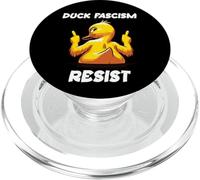 Fuck Fascism Protest Sign F Fascism Duck Anti Fascism Resist PopSockets PopGrip pour MagSafe