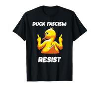 Fuck Fascism Protest Sign F Fascism Duck Anti Fascism Resist T-Shirt
