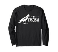 Fuck Fascism Sign Resist Fight Oligarchy No Kings Democracy Manche Longue