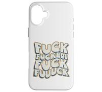 Fuck Fuckedi Fuuuck Vintage Retro Wavy Graffiti Art Coque pour iPhone 16 Plus