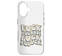 Fuck Fuckedi Fuuuck Vintage Retro Wavy Graffiti Art Coque pour iPhone 17