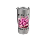 Fuck Off Im Reading One More Chapter Smutty Book Smut Reader Gobelet isotherme en acier inoxydable double paroi