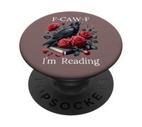 Fuck Off Im Reading Smut Books Dark Romance Book Crow F Cawf PopSockets PopGrip Adhésif