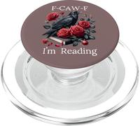 Fuck Off Im Reading Smut Books Dark Romance Book Crow F Cawf PopSockets PopGrip pour MagSafe