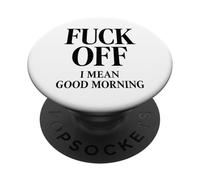 Fuck Off, Je Veux dire Bonjour PopSockets PopGrip Adhésif