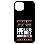 Fuck Off Only Novber Pull de Noël Moche drôle Meme Coque pour iPhone 15 Plus