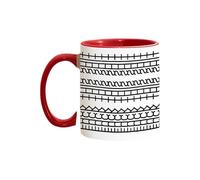 Fuck This Shit Mug,Funny Ceramic Hidden Message Coffee Mug,Tasse Humoristique Personnalisée Pour Adulte,Tasse Sarcastique,Cadeau Unique Pour Collègue,Homme,Femme,Meilleur ami,Multicolor (Red)