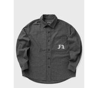 Fucking Awesome Oversized Wool Flannel men Longsleeves grey taille: M