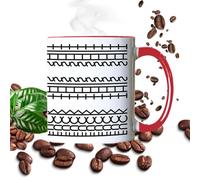 Fucks This Shit Mug - Tasse en céramique avec motif humoristique caché - Tasse à café et à thé pour adulte - Décoration de bureau satirique - 284 ml (G)